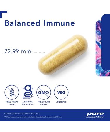 Pure Encapsulations - Balanced Immune - Foundational Support for Healthy Immune Response Bone Health and Antioxidant Status* - 60 Capsules - Buy Online on GoSupps.com