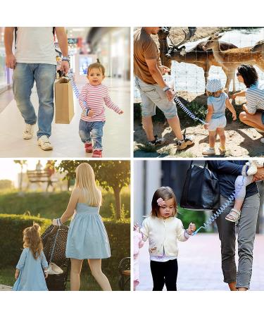 Zooawa Toddler Leash - Anti Lost Wrist Link with Magnetic Lock - Reflective Safety Walking Harness for 2-4 Years Old - Blue - Buy Online on GoSupps.com