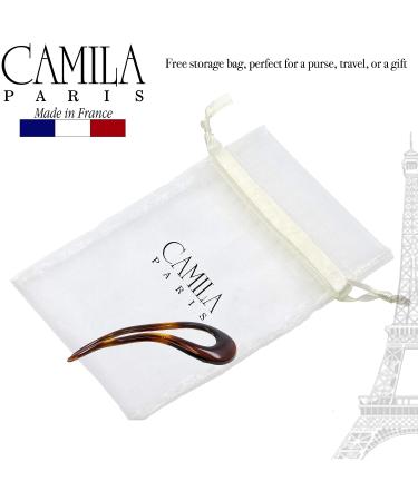 Camila Paris CP2639 French Twist Stick Clip Pins - Tortoise Shell Hair Fork for Women - Made in France - Buy Online on GoSupps.com