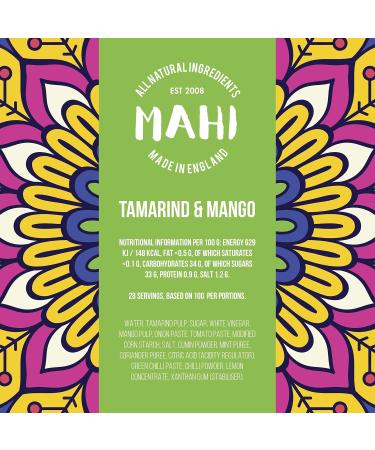 MAHI Tamarind & Mango Sauce - Sweet & Sour Pepper Sauce Spicy Warmth Perfect for Barbecues & Everyday Gluten Free Vegan Sauce (GF) 280g - Buy Online on GoSupps.com