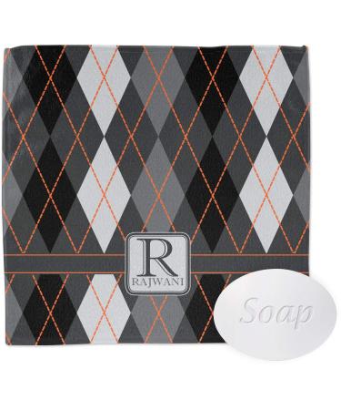 YouCustomizeIt Personalized Modern Chic Argyle Washcloth