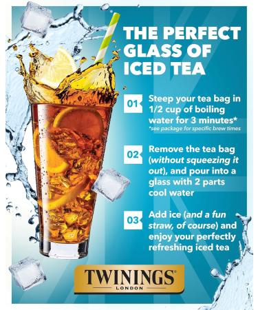 Twinings Earl Grey Individually Wrapped Tea Bags | Caffeinated Black Tea Enhanced with Bergamot Citrus | 100 Count (Pack of 4) | Enjoy Hot or Iced Earl Grey 100 Count (Pack of 4) - Buy Online on GoSupps.com