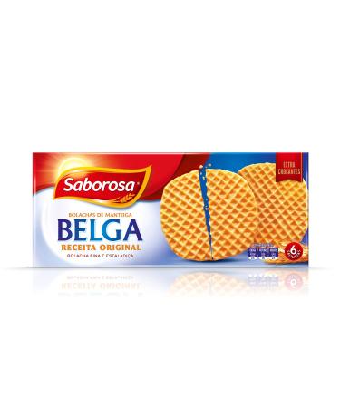Portuguese Belgas Caseiro Saborosa Biscuits 220 g - Pack of 6