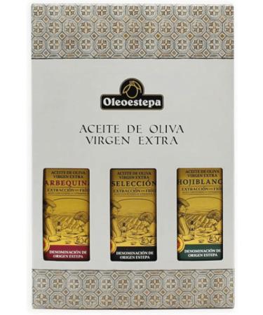  Oleoestepa OLEOESTEPA - Organic Leaf Gift Set - Oleoestepa Extra Virgin Olive Oil - 3 x 500ml Bottles - Buy Online on GoSupps.com