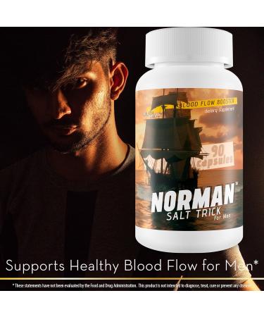 Norman Salt Trick - Our Best Blood Flow Booster Supplement - Circulation And Vein Support - Poor Circulation Supplements - Magnesium & Vitamin Blood Flow - Ginkgo Biloba Blood Flow Pressure Supplement - Buy Online on GoSupps.com