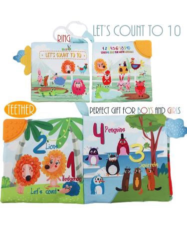 Soft Cloth Crinkle Baby Books | Touch & Feel Toys for Babies 0-6 Months to 1 Year Old | Farm Themed Book for Early Education | Baby Shower Gift - Buy Online on GoSupps.com