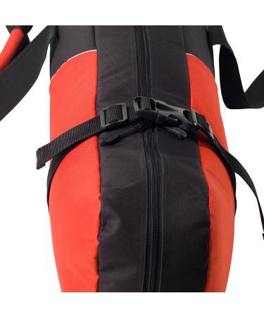 Athletico Mogul Padded Ski Bag - Red 170cm - Single Ski Travel Bag - Buy Online on GoSupps.com