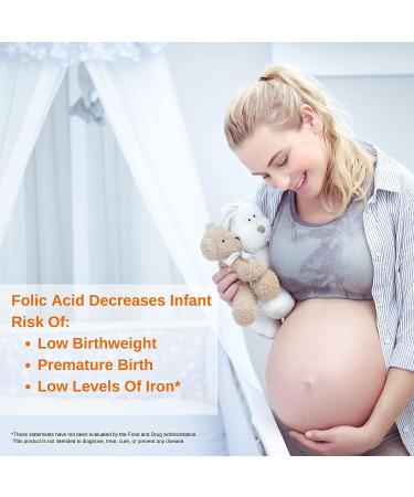 PHARMATECH Folic Acid Supplement 800mcg + Iron 27mg, Vitamin B9, Prenatal Folate, Fast Absorption - 250 Softgels - Buy Online on GoSupps.com