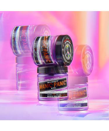 Manic Panic Mystic Heather Classic Creme - Vegan Cruelty-Free Purple Semi-Permanent Hair Dye (3 x 118ml) - Buy Online on GoSupps.com