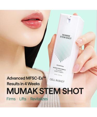 CELL IN SHOT - Mumak Stem Renewal Duo - MUMAK Stem Shot and MUMAK Stem Azulene Cream Set for Skin Regeneration and Soothing - Buy Online on GoSupps.com