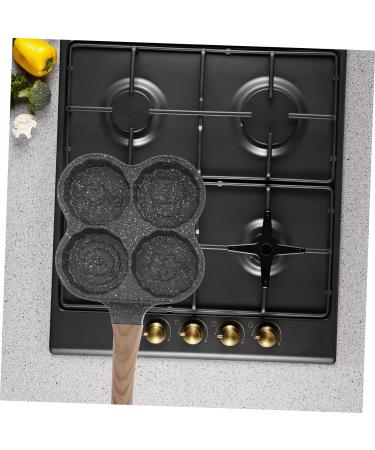 PRETYZOOM 1pc Hamburger Pancake Pan Mini Pan Pancake Maker Pan Kitchen Accessory 4 Hole Omelette Pan Egg Pan for Gas Stove Omelette Frying Pan Medical Stone Fried Eggs Egg Plate - Buy Online on GoSupps.com