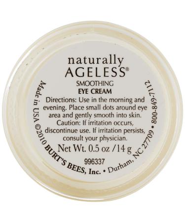 Burt's Bees Naturally Ageless Line Smoothing Eye Cream 0.5 oz - Achieve Youthful Eyes Naturally - Buy Online on GoSupps.com
