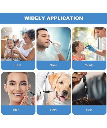 1080P FHD Ear Wax Removal Kit Camera with LED Lights & Silicone Spoons - Smart Wireless Ear Scope for Men Women Kids - iOS Android Compatible (Black) - Buy Online on GoSupps.com