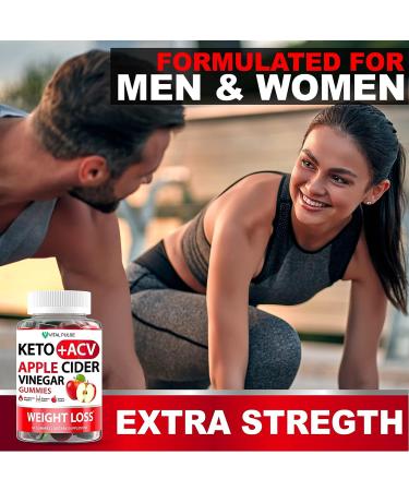 Keto Apple Cider Vinegar Gummies for Weight Management and Digestion - Slim ACV Keto Gummies for Detox and Cleansing - Buy Online on GoSupps.com