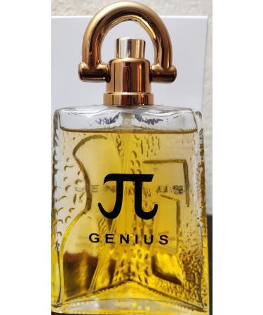 Genius for Men Eau De Parfum - High-End Fragrance with a Combination of Mandarin Rosemary Galbanum & Pine Needle - Fragrance That Will Get You Noticed - 100ml Bottle with 100% recycled box - Buy Online on GoSupps.com