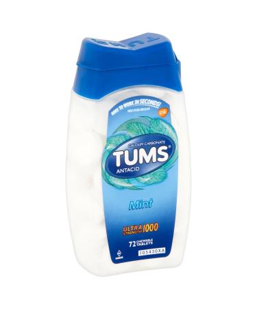 TUMS Ultra 1000 Mint Size 72 Count (pack of 2 )