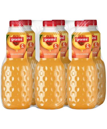 Granini Granini Pack of 6 x 1L Peach Nectar made from classic peach juice