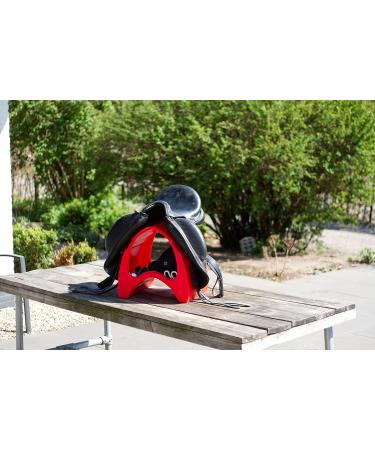 Nedlandic Saddle Carrier (Red) | Durable & Stylish Solution for Equestrian Travel - International Shipping Available - Buy Online on GoSupps.com
