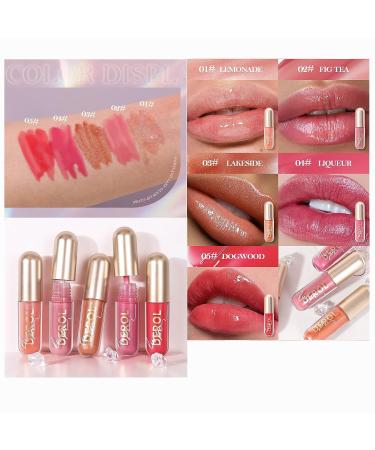 Sitovely 5 Color Plumping Lipstick Set with Lip Plumper & Plant Extracts - Moisturizing Lip Gloss, Stain & Tint for Lip Care - Buy Online on GoSupps.com