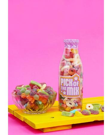 Pick and Mix Sweets Message Bottle 'Pick of the Mix' Treat Kitchen - 370g Perfect for Valentines Gift - Buy Online on GoSupps.com