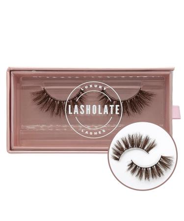 Brown 3D Volume Wispy Mink Lashes - Reusable Up to 25 Times | Luxury Handmade False Eyelashes for a Natural Cat Eye Look - Buy Online on GoSupps.com