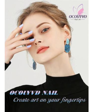 Buy French Tip Press-On Nails - Short Matte Square Acrylic Nails with Flower Designs Reusable Glue-On Nails for Women & Girls - Buy Online on GoSupps.com