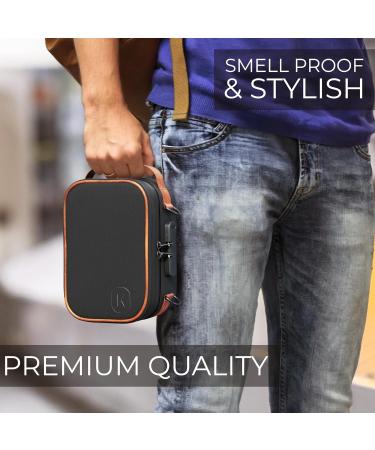KIBAGA Discrete Smell Proof Odorless Bag With Easy Use Combination Lock - The Perfect Stash Container  Medicine Box And Storage Case For Your Accessories That Blocks Out Smells And Strong Odors - Buy Online on GoSupps.com