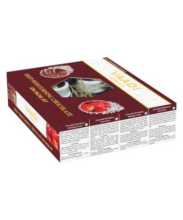 Vaadi Herbals Chocolate Strawberry Facial Kit - All Natural SPA Treatment for All Skin Types - 70g - Unisex - Buy Online on GoSupps.com