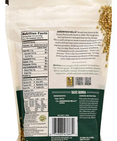 Arrowhead Mills Organic Quinoa 14 oz - Gluten-Free Superfood for Healthy Cooking - Buy Online on GoSupps.com