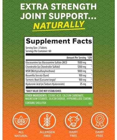 Zenwise Health Advanced Strength Joint Support 180 Tablets - Buy Online on GoSupps.com