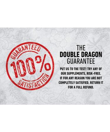Double Dragon Organics Nitric Oxide Booster Supplement - 1600mg Extra Strength L-Arginine, Citrulline Malate & Alpha-Ketoglutarate for Muscle Growth, Vascularity & Energy - 60 Count - Buy Online on GoSupps.com