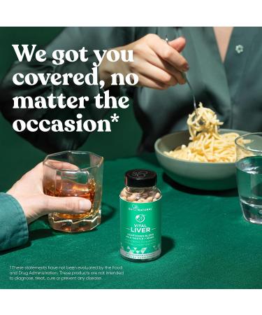 Vital Liver Cleanse Detox & Repair 9-in-1 Supplement - Milk Thistle, Artichoke, Turmeric, Adaptogens - 60 Vegetarian Capsules - Buy Online on GoSupps.com