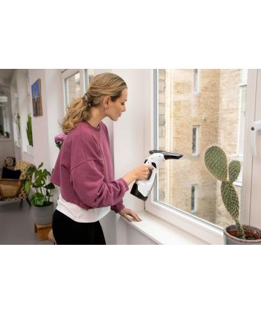 Bundle of K rcher Window Vac WV 2 Plus Battery Running Time: 35 min LED Display for Battery Status Spray Bottle with Microfibre Cloth+ K rcher Window Cleaner Concentrate RM 500 + Window Concentrate - Buy Online on GoSupps.com