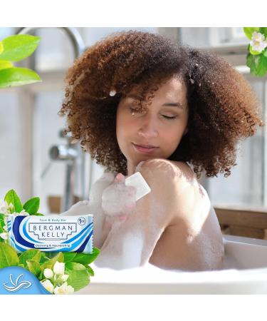 Bergman Kelly Hotel Soap Bars White Tea 1 oz 100 PK - Luxury Bulk Amenities for Airbnb, Motel & Guest Bath - Buy Online on GoSupps.com