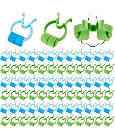 Stop Nosebleeds Clip Nose Bleed Stopper Nasal Clip for Kids Adult Emergency Accident Blue and Green (100 Pcs)