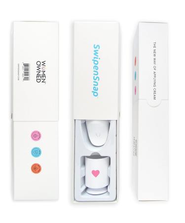 SwipenSnap One Hand Cream Applicator - US Patent Shark Tank Featured Easy One-Handed Use - Buy Online on GoSupps.com