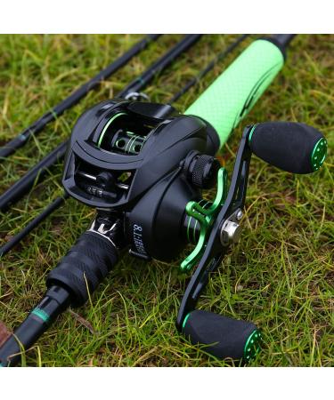 Soougayilang Speed Bass Fishing Rods - Portable 2.1m / 6.89ft Carbon Fishing Rods for Freshwater - Left-Handed A-Baitcasting Rod - International Shipping Available - Buy Online on GoSupps.com