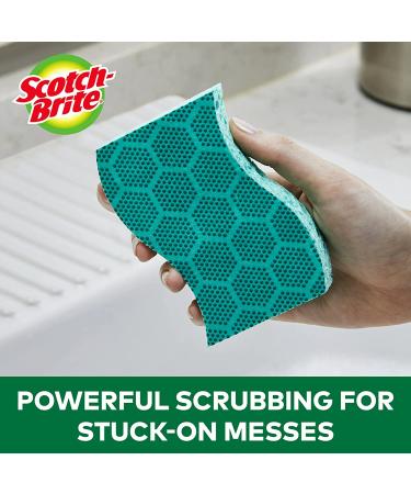 Scotch-Brite Heavy Duty Scrub Dots Sponge - 3 Pack for Kitchen Cleaning - Buy Online on GoSupps.com