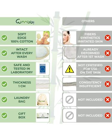 Shop Slimming Pads - 16 Reusable Bamboo Cotton Makeup Remover Pads with Travel & Laundry Bags | Eco-Friendly International Shipping - Buy Online on GoSupps.com