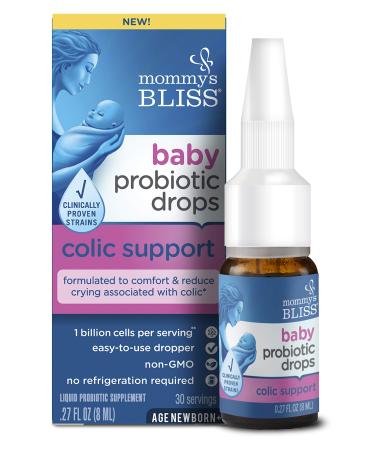 Mommy's Bliss Baby Probiotic Drops Colic Support Age Newborn + .27 fl oz (8 ml)