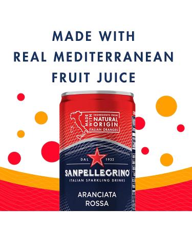 Sanpellegrino Aranciata Rossa Sparkling Drink 11.15 Fl Oz (Pack of 6) - Buy Online on GoSupps.com