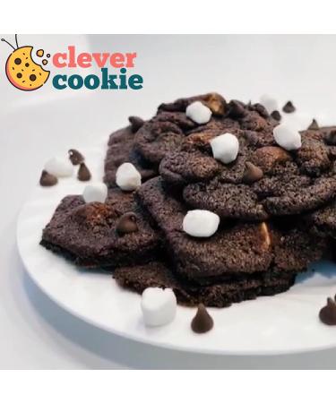 Clever Cookie - Double Chocolate and Marshmallow Cricket Flour Cookie Mix - Buy Online on GoSupps.com