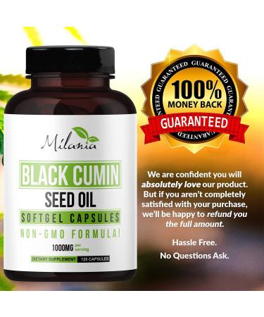 Black Seed Oil Capsules 120 Softgels - Omega 3 6 9 Supplement - Immune, Digestive & Heart Health Support - Halal, Non-GMO - 120 Count - Buy Online on GoSupps.com