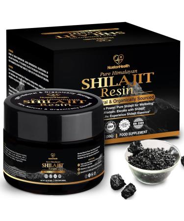 Pure Organic Himalayan Shilajit Resin 30g - Gold Grade | Vegan, Lab Tested for Immune Support & Vitality Boost | Rich in Fulvic & Humic Acid - Buy Online on GoSupps.com