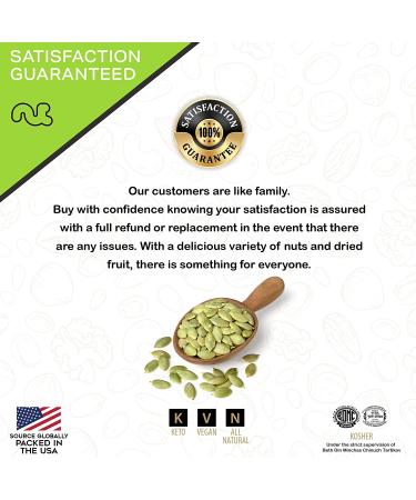 Raw Pumpkin Seeds Pepitas 16oz - Unsalted, Superior to Organic, Packed Fresh in Resealable Bag - Healthy Protein Snack, All Natural, Keto Friendly, Vegan, Kosher - Buy Online on GoSupps.com