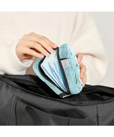 Shop Multicolored Penguin Ladies Napkin Storage Bag - Portable Period Pocket for Women Teenagers & Girls | Menstrual Cups & Breastfeeding Pillow Holder - Buy Online on GoSupps.com