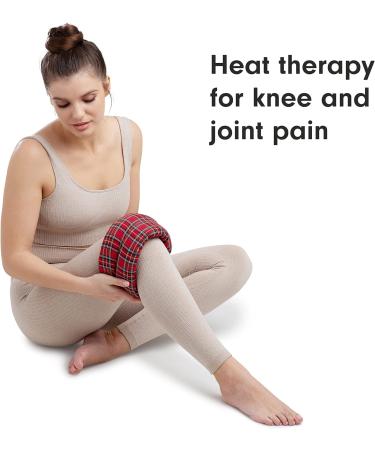 Zhu-Zhu Lavender Body Wrap - Microwavable Wheat Bag - Red Tartan Microwave Heat Pack - Natural Pain Relief Heat Therapy Pad - Buy Online on GoSupps.com