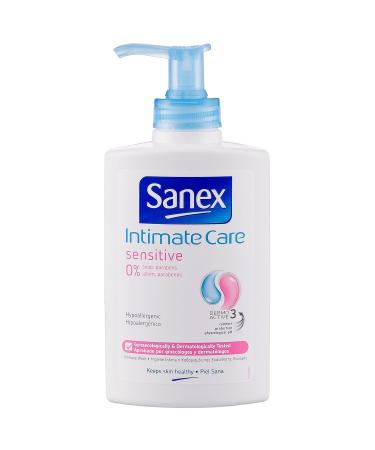 Sanex Intimate Care Zero Sensitive Gel | Gentle & Soothing Formula for All Skin Types - Buy Online Worldwide - Buy Online on GoSupps.com