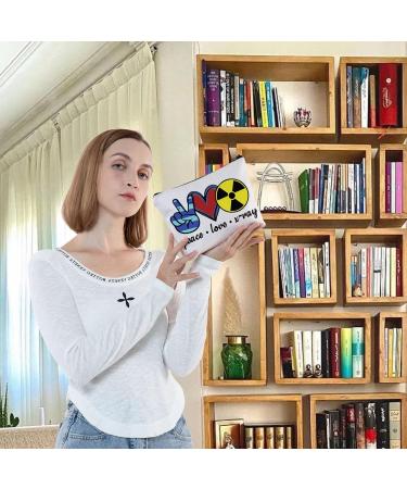 Shop Levlo Xray Technologist Cosmetics Pocket Bag Stylish Make-Up Zipper Pouch for Women & Girls | Perfect X-Ray Gift | Peace Love X-Rays - Buy Online on GoSupps.com