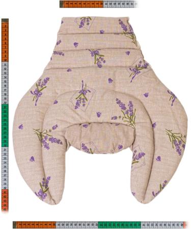 Neck Horns HWS - Cherry Stone Neck & Shoulder Pillow for Back Pain Relief | Thermal Heat Therapy Pillows in Country House Style - Buy Online on GoSupps.com